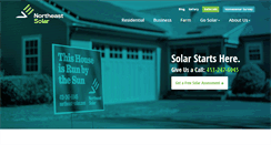 Desktop Screenshot of northeast-solar.com